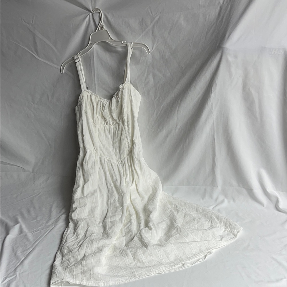 Wild Fable Textured White Sundress